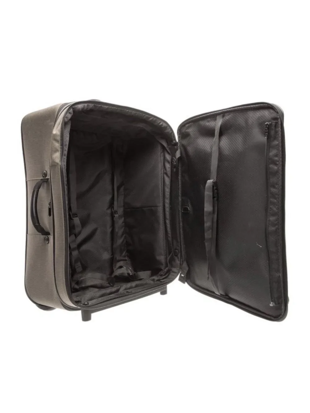 Hartmann Authentic Taupe Gray Beige Black Suitcase Luggage
